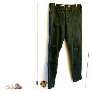 Pilcro & the Letterpress Embossed Ankle Zip Pants